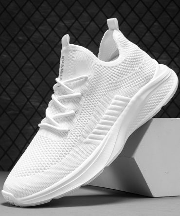 White Sneakers Shoes for Men Breathable Casual Couple Sports Running Walking Shoes